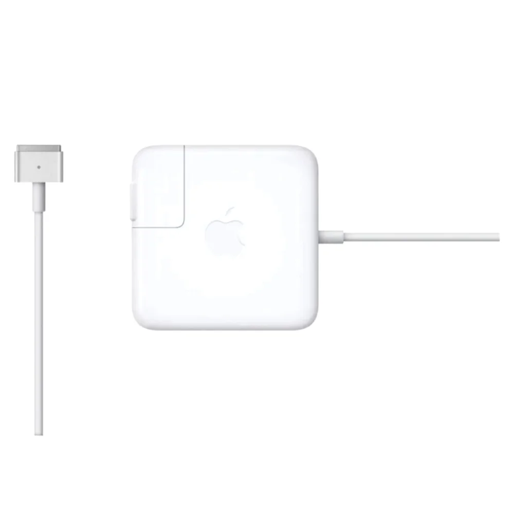 Apple 45W Magsafe 2 power adapter for MacBook Air.